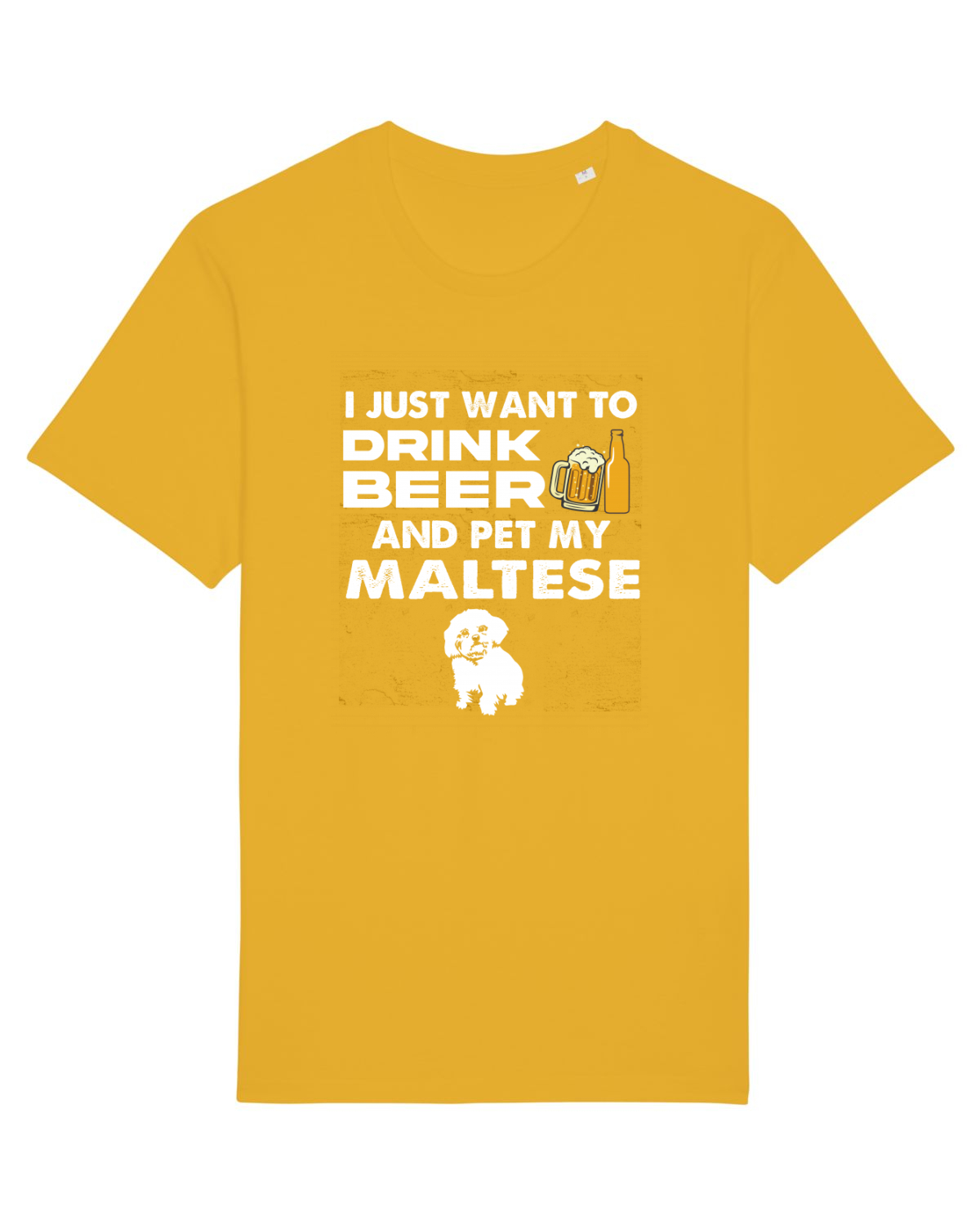 Tricou mânecă scurtă Unisex Rocker Spectra Yellow