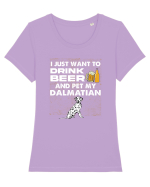 DALMATIAN Tricou mânecă scurtă guler larg fitted Damă Expresser