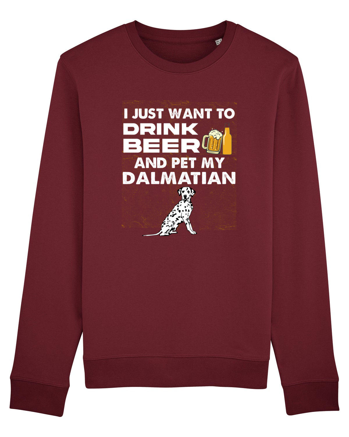 Bluză mânecă lungă Unisex Rise Burgundy