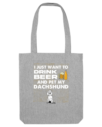 DACHSHUND Heather Grey