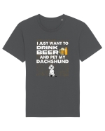 DACHSHUND Tricou mânecă scurtă Unisex Rocker