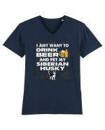 HUSKY Tricou mânecă scurtă guler V Bărbat Presenter