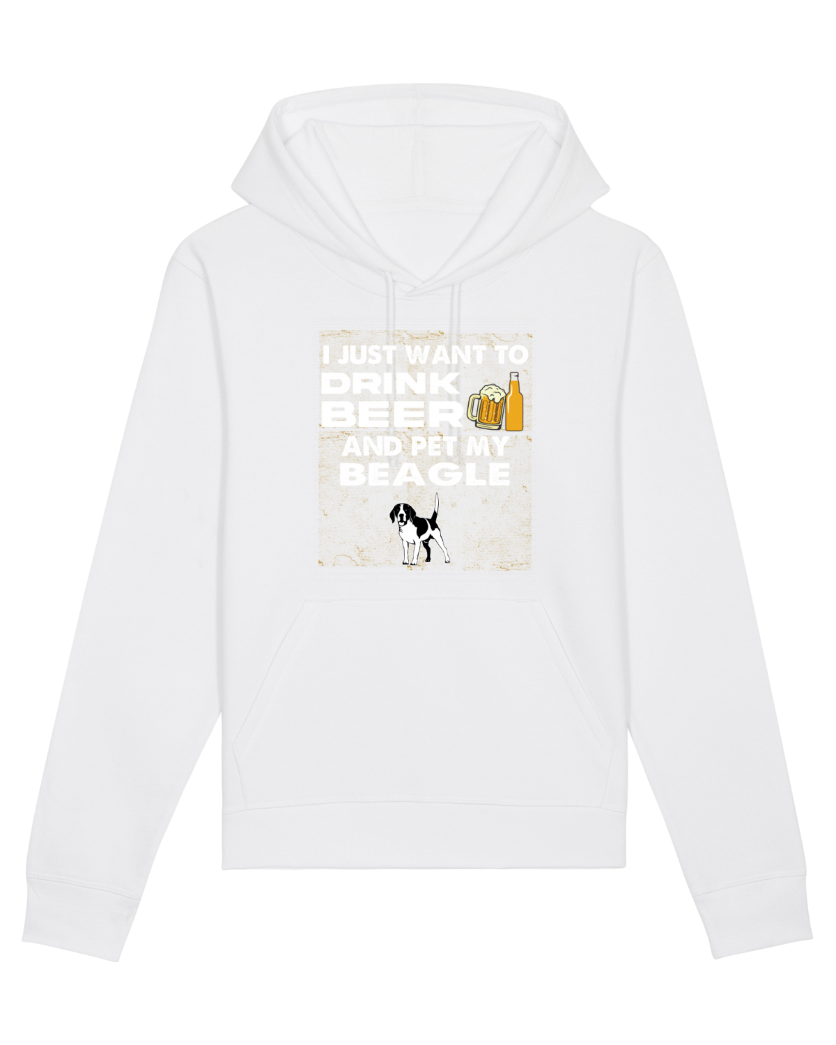 Hanorac Unisex Drummer White