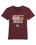 BEAGLE Tricou mânecă scurtă guler V Bărbat Presenter