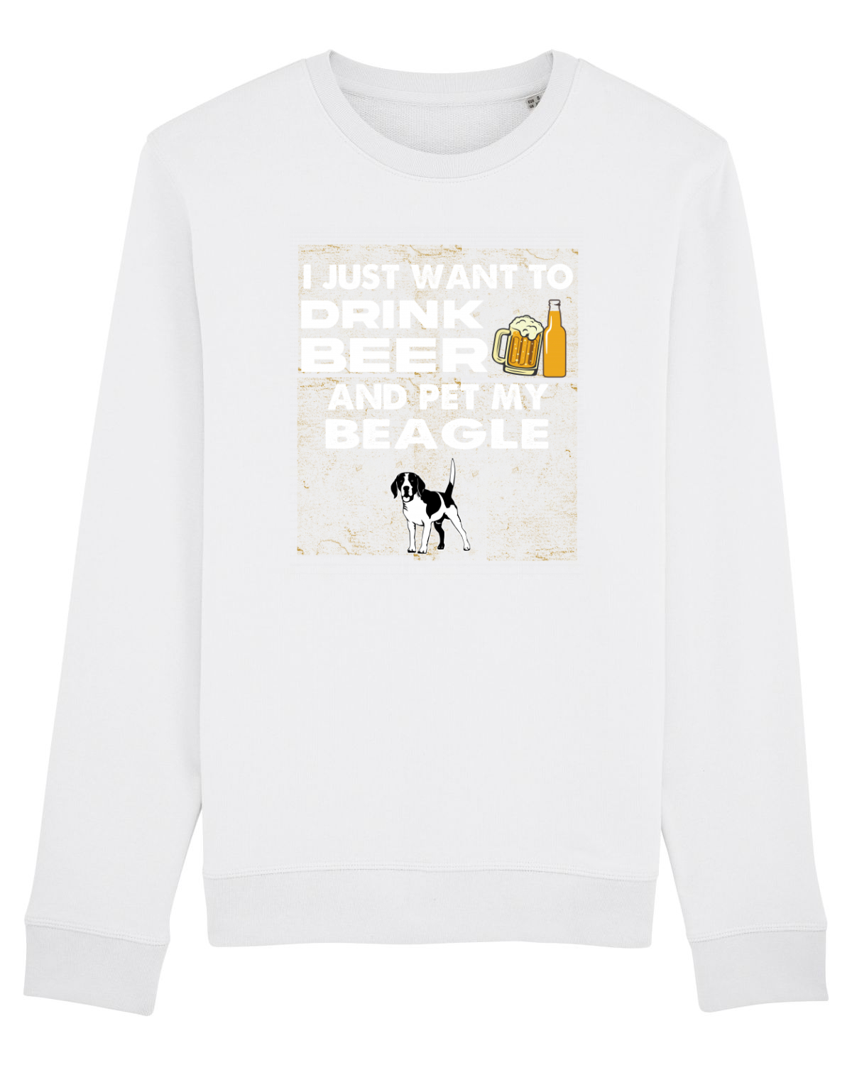 Bluză mânecă lungă Unisex Rise White