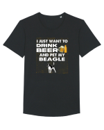 BEAGLE Tricou mânecă scurtă guler larg Bărbat Skater
