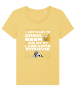 LABRADOR Tricou mânecă scurtă guler larg fitted Damă Expresser