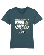 LABRADOR Tricou mânecă scurtă guler V Bărbat Presenter
