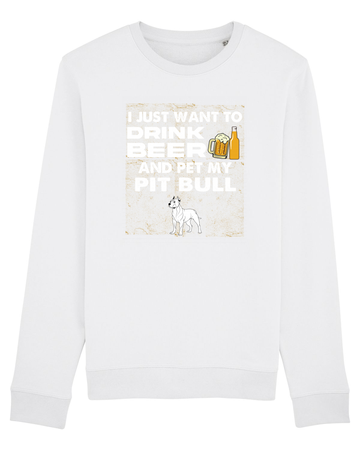 Bluză mânecă lungă Unisex Rise White