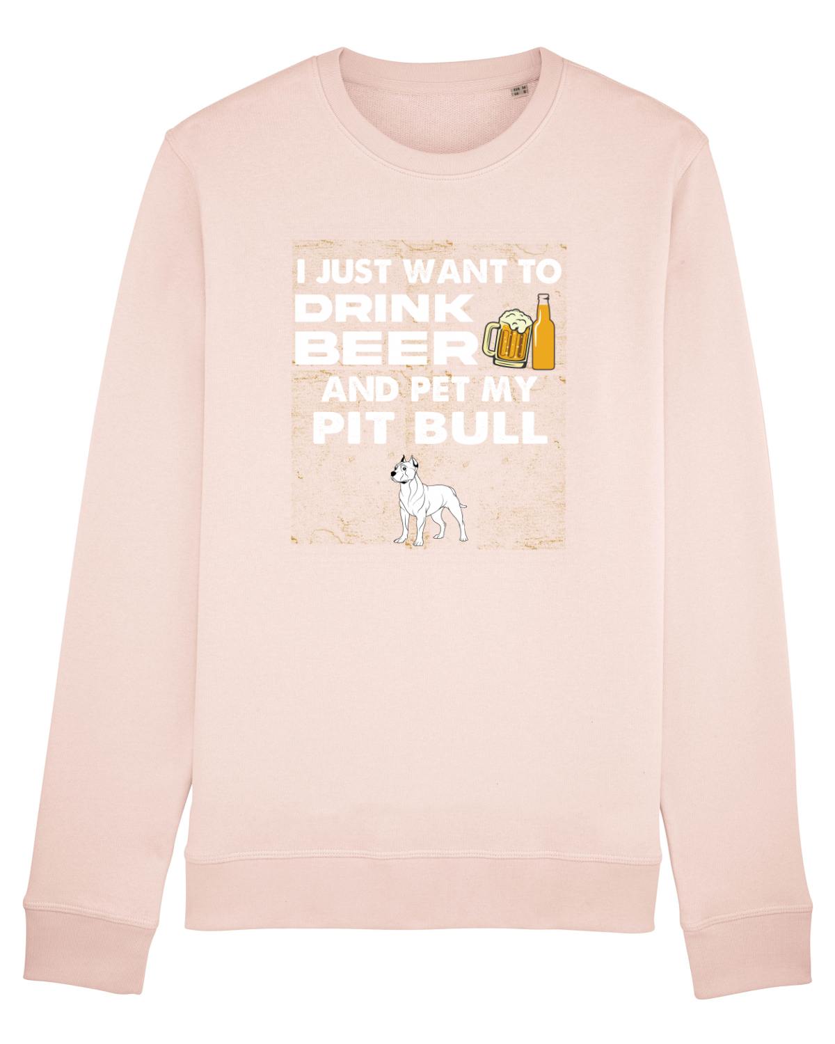 Bluză mânecă lungă Unisex Rise Candy Pink