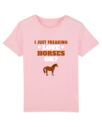 HORSES Cotton Pink