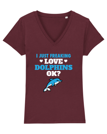 DOLPHINS Burgundy