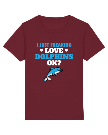 DOLPHINS Burgundy