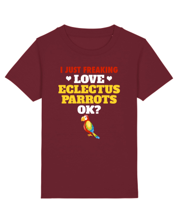 ECLECTUS PARROTS Burgundy