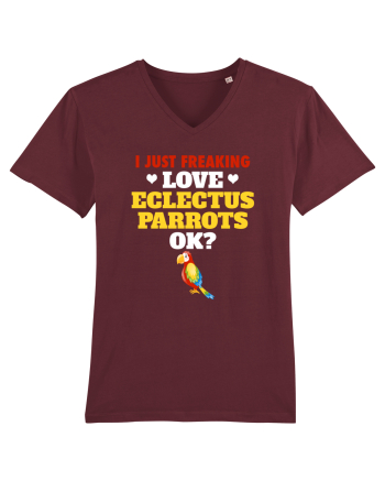 ECLECTUS PARROTS Burgundy