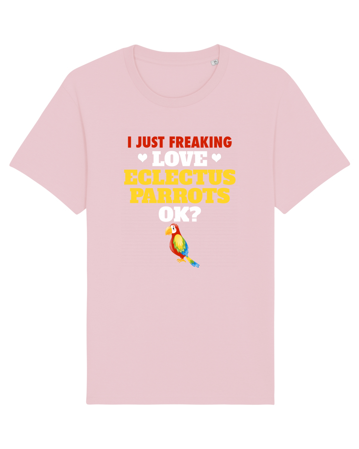 Tricou mânecă scurtă Unisex Rocker Cotton Pink