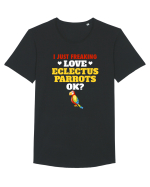 ECLECTUS PARROTS Tricou mânecă scurtă guler larg Bărbat Skater