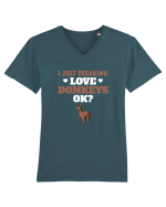 DONKEYS Tricou mânecă scurtă guler V Bărbat Presenter