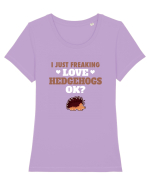 HEDGEHOG Tricou mânecă scurtă guler larg fitted Damă Expresser