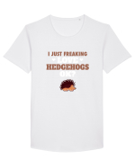 HEDGEHOG Tricou mânecă scurtă guler larg Bărbat Skater