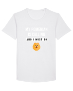 POMERANIAN Tricou mânecă scurtă guler larg Bărbat Skater