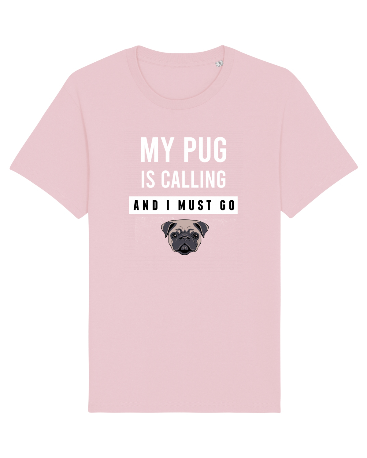 Tricou mânecă scurtă Unisex Rocker Cotton Pink
