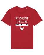 CHICKEN Tricou mânecă scurtă Unisex Rocker