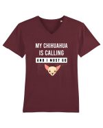 CHIHUAHUA Tricou mânecă scurtă guler V Bărbat Presenter