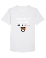 BULLDOG Tricou mânecă scurtă guler larg Bărbat Skater