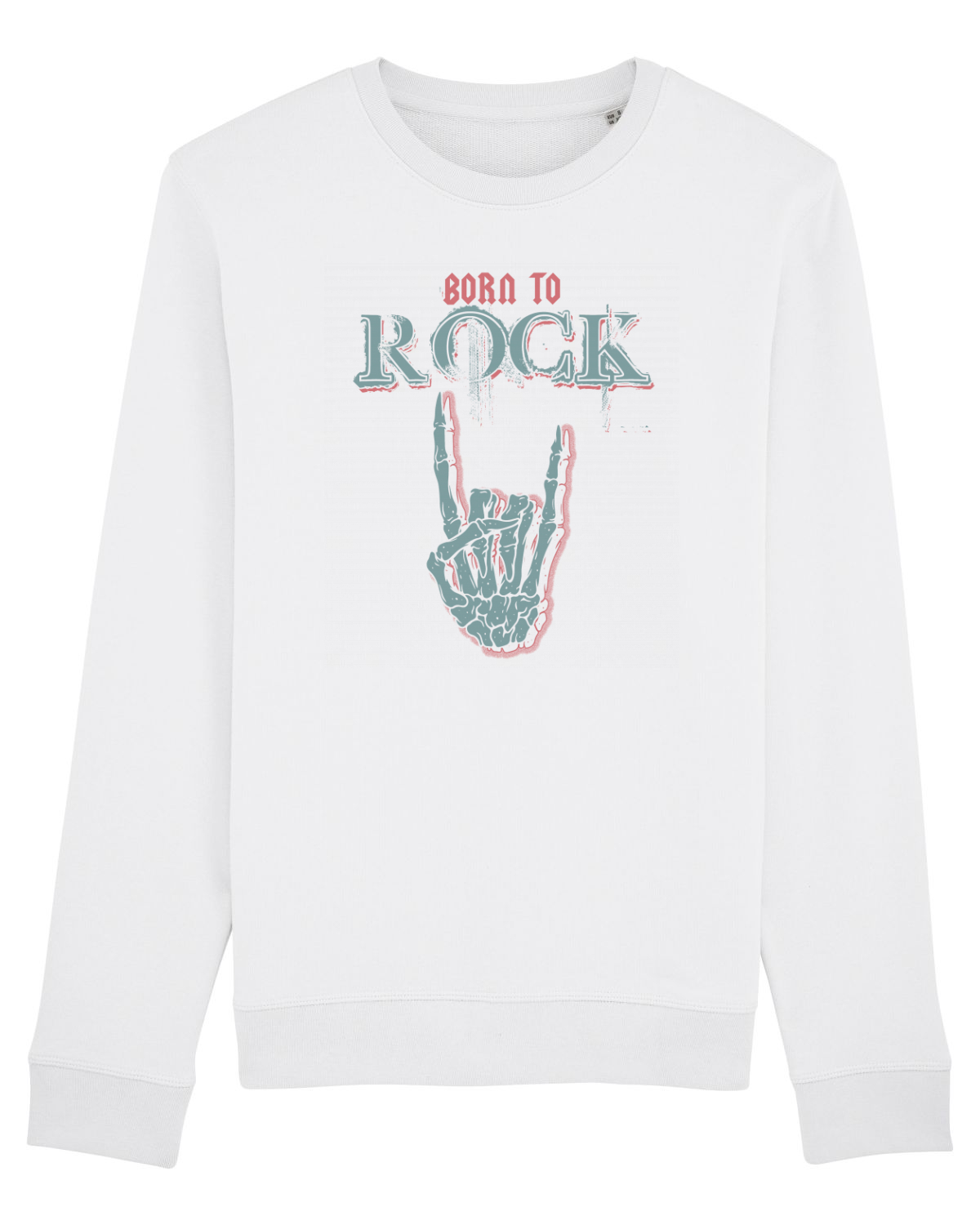 Bluză mânecă lungă Unisex Rise White