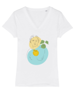 Venus Tricou mânecă scurtă guler V Damă Evoker