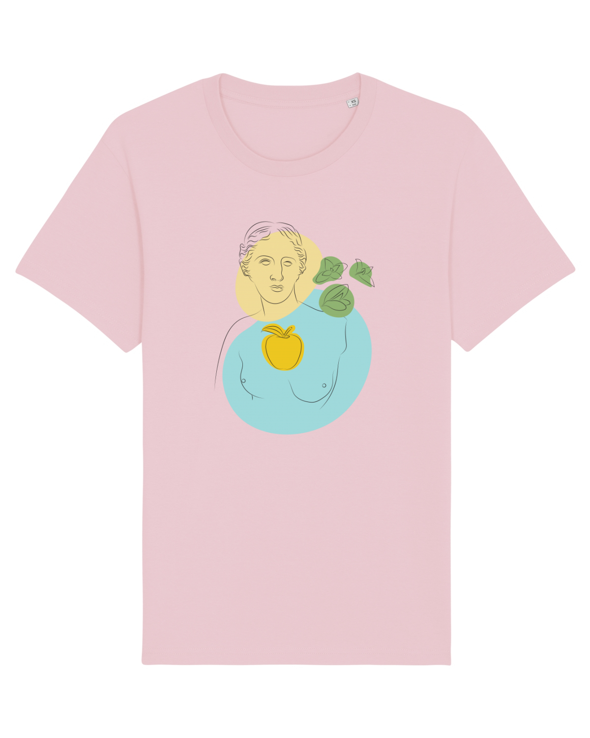 Tricou mânecă scurtă Unisex Rocker Cotton Pink