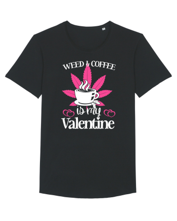 Weed And Coffee Is My Valentine Black