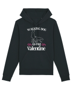 Walking Dog Is My Valentine Hanorac Unisex Drummer
