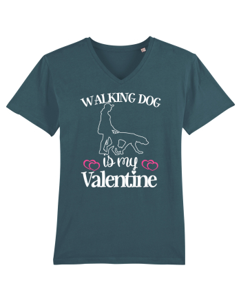 Walking Dog Is My Valentine Stargazer