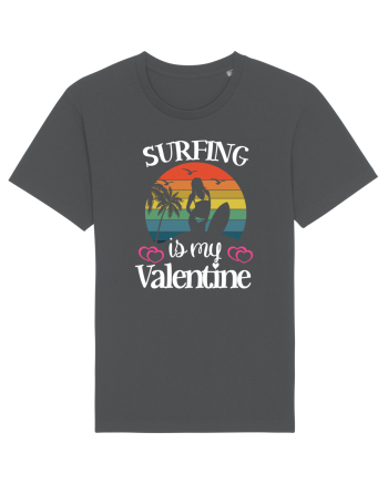 Surfing Is My Valentine Anthracite