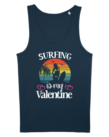 Surfing Is My Valentine Navy