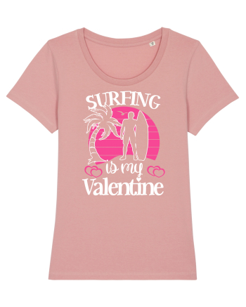 Surfing Is My Valentine Canyon Pink
