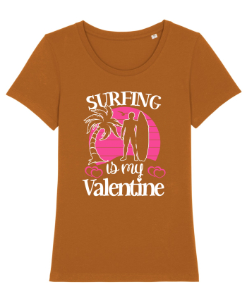 Surfing Is My Valentine Roasted Orange