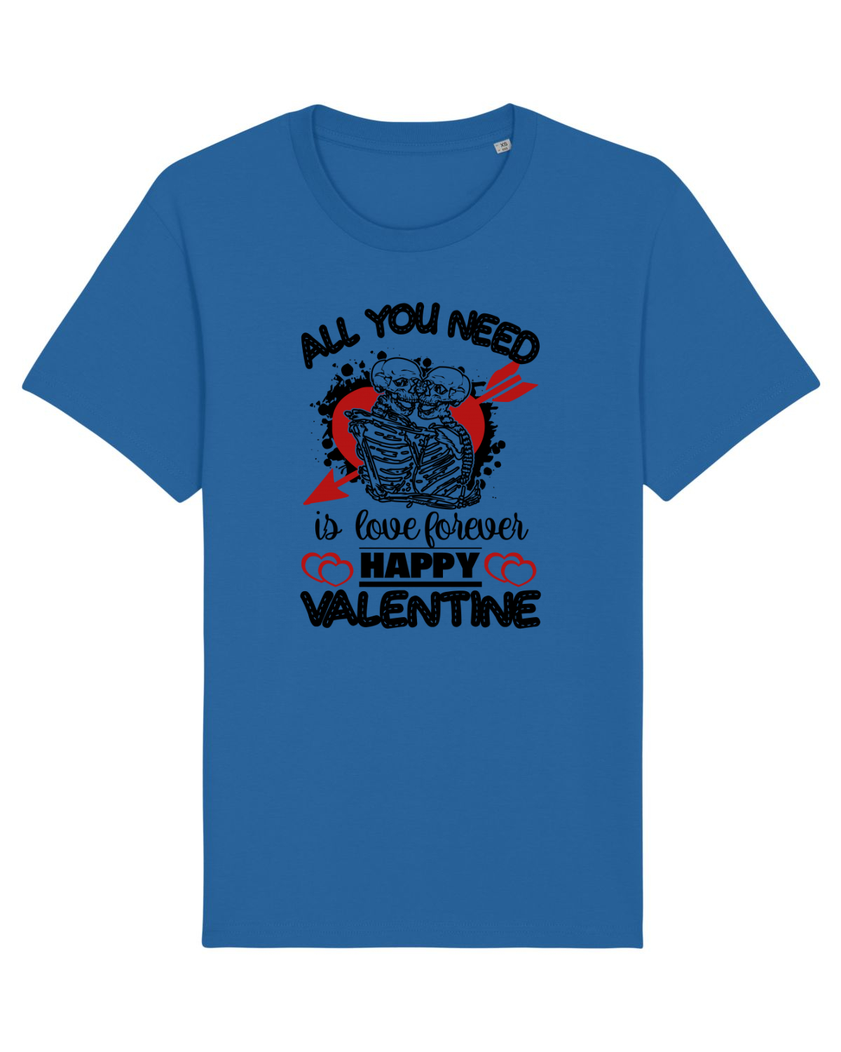 Tricou mânecă scurtă Unisex Rocker Royal Blue