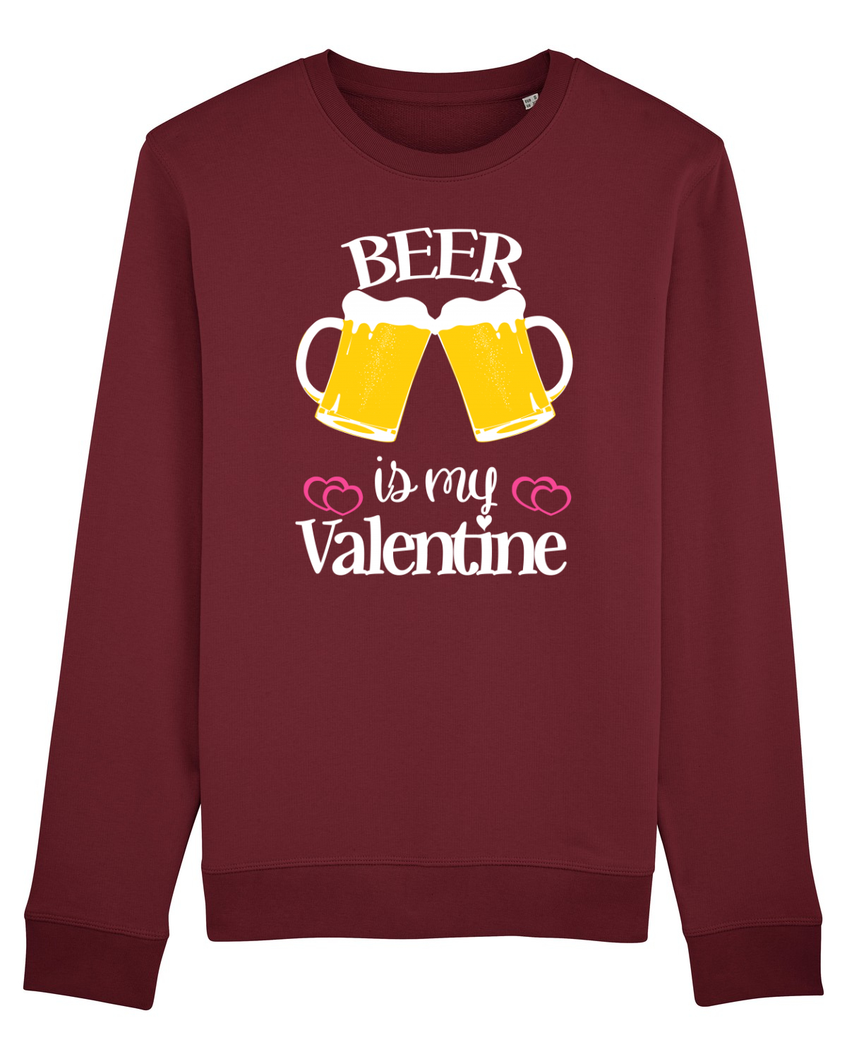 Bluză mânecă lungă Unisex Rise Burgundy