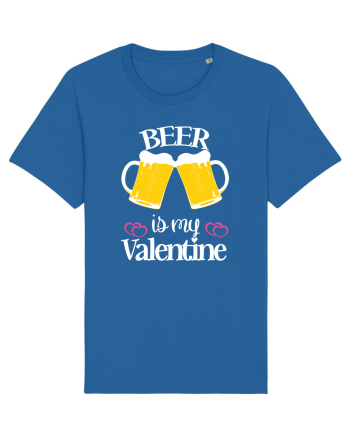 Beer Is My Valentine Royal Blue