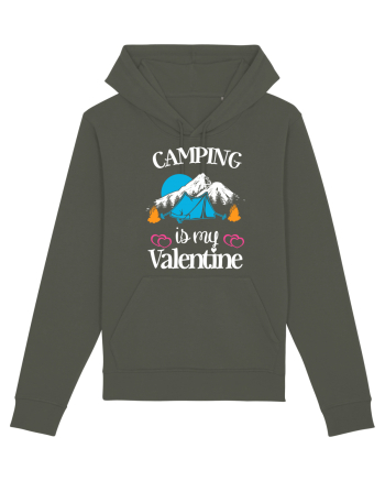 Camping Is My Valentine Khaki