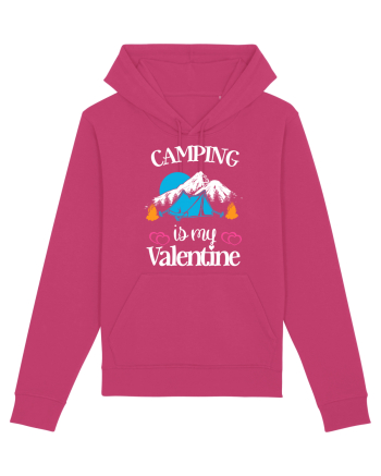 Camping Is My Valentine Raspberry