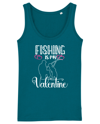 Fishing Is My Valentine Ocean Depth