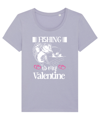 Fishing Is My Valentine Lavender