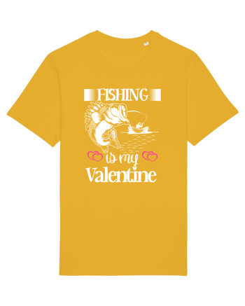 Fishing Is My Valentine Spectra Yellow