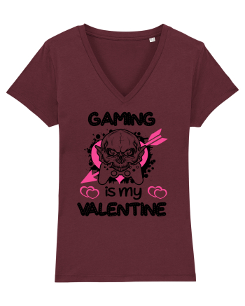 Gaming Is My Valentine Burgundy
