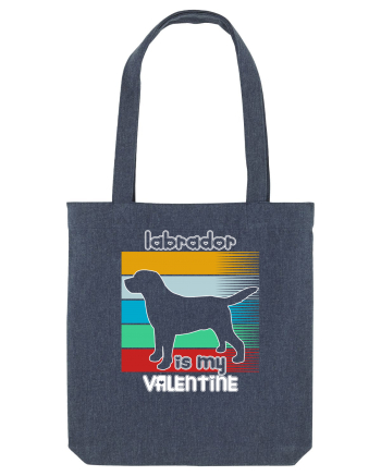 Labrador Is My Valentine Midnight Blue