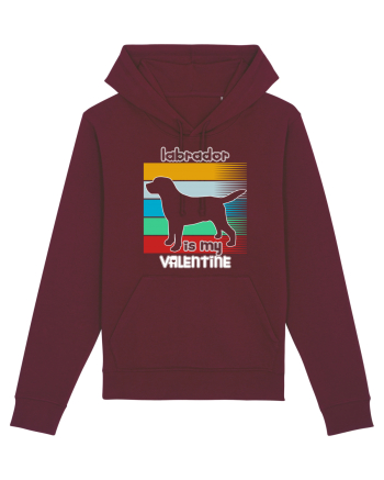 Labrador Is My Valentine Burgundy